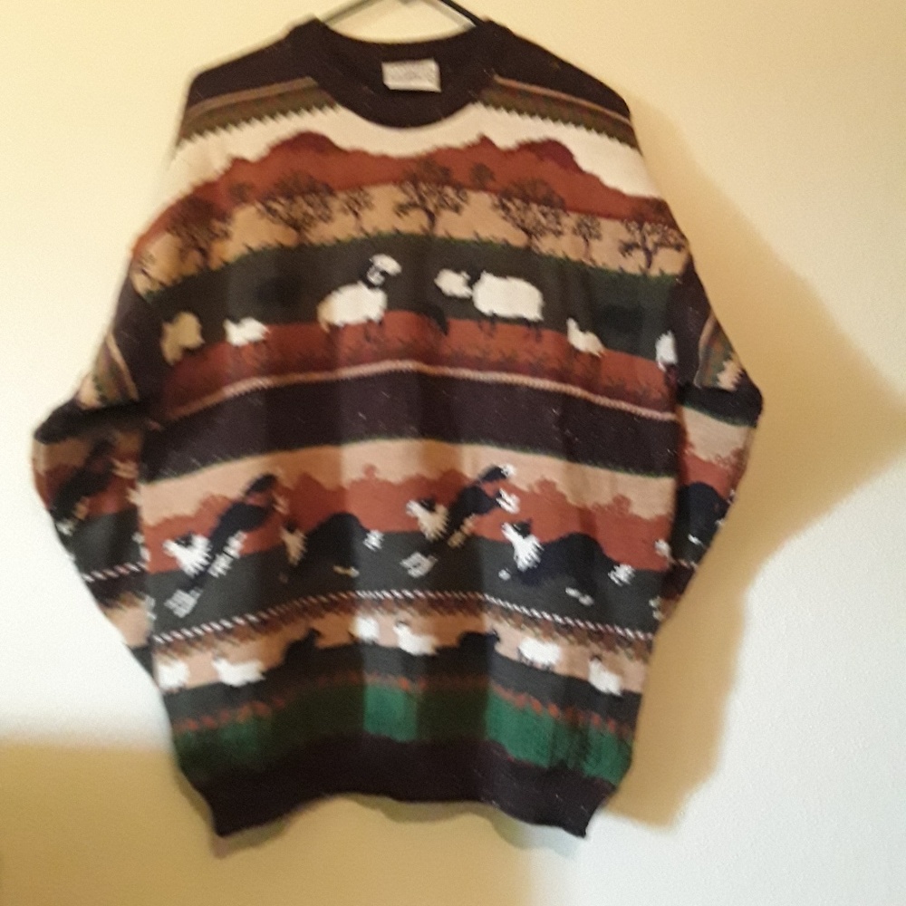 100% wool sweater